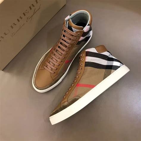 burberry high tops mens|designer burberry high top sneakers.